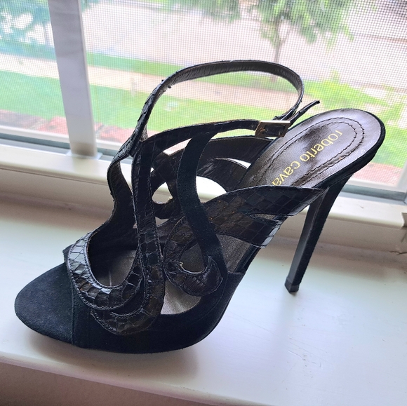 Roberto Cavalli Heels Sz 37.5 - Picture 3 of 16